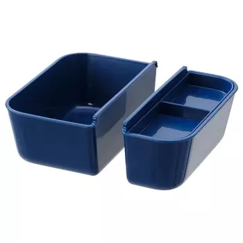 Вставка в ланч-бокс 2 шт., темно-синий, IKEA 365+ IKEA