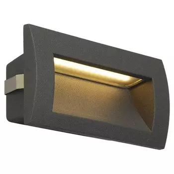 Встраиваемый настенный светильник SLV Downer, антрацитовый