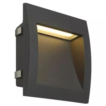 Встраиваемый настенный светильник SLV Downer, антрацитовый