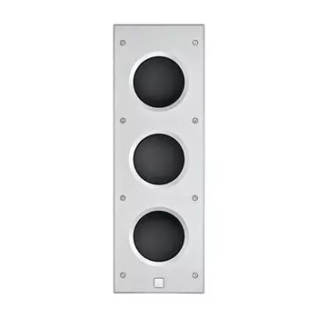 Встраиваемый сабвуфер KEF Ci3160RLb-THX, 1 шт, серебряный
