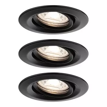 Встраиваемый светильник Paulmannn Mini Coin Dimmbar, черный