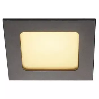 Встраиваемый точечный светильник SLV Frame Basic, черный матовый