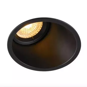 Встраиваемый точечный светильник SLV Horn, черный матовый