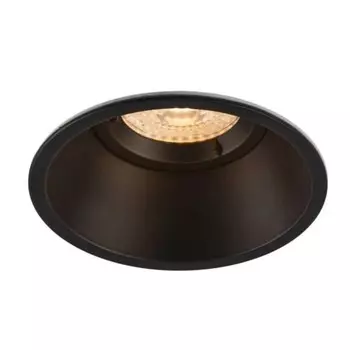 Встраиваемый точечный светильник SLV Horn, черный матовый