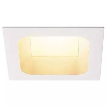 Встраиваемый точечный светильник SLV Square Horn, белый