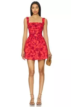 Встретимся в платье мауи Free People, цвет heat wave combo