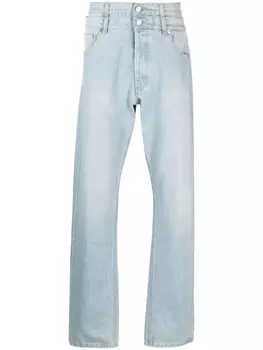 VTMNTS двухслойные джинсы прямого кроя, синий
