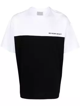 VTMNTS футболка с принтом, черный