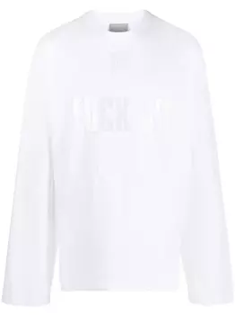 VTMNTS футболка с вышивкой, белый