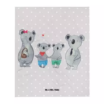 Вуаль для римских штор белая с коричневым чехлом ШхВ 80х140см Mr. & Mrs. Panda, серый