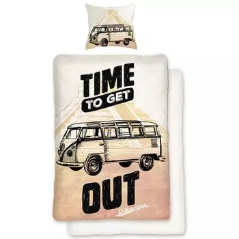 VW Volkswagen Bulli Time Out 069 постельное белье Linon/Renforce Beronage