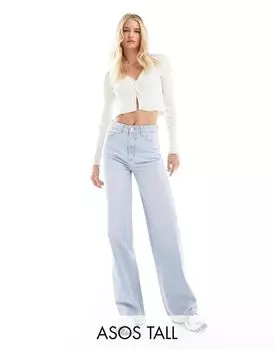 Выбеленные джинсы ASOS DESIGN Tall Dad