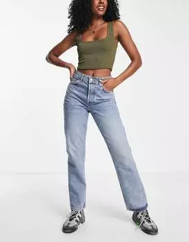 Выбеленные джинсы Topshop Dad