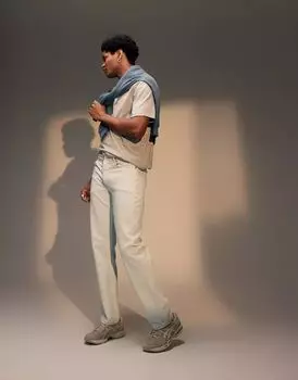 Выбеленные прямые джинсы Topman