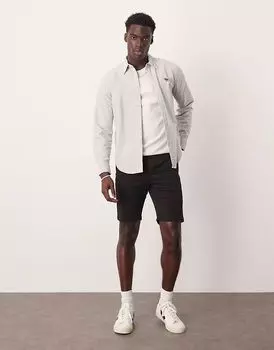 Выбранные узкие шорты-чинос Homme черного цвета Selected Homme