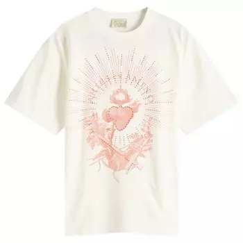 Выцветшая футболка ex amino Aries, белый