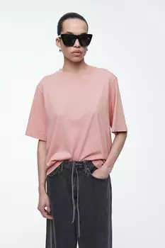 Выцветшая футболка оверсайз Cos, розовый