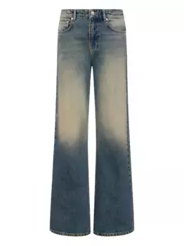 Выцветшие джинсы MOSCHINO JEANS, синий