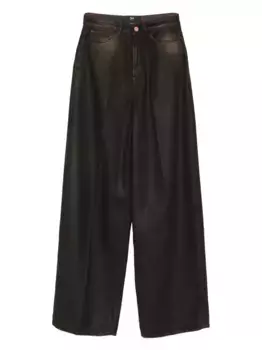 Выцветшие джинсы широкого кроя 3x1, коричневый