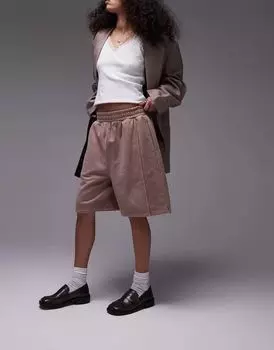 Выцветшие розовые шорты Topshop