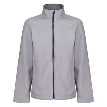 Выдающаяся куртка из софтшелла пылающая печатью Regatta, серый