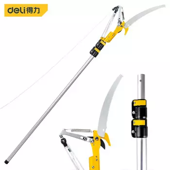 Выдвижные высотные ножницы со стальным лезвием Deli SK5 DL580511A, четыре шкива