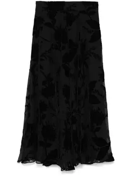 Выгоревшие брюки ZIMMERMANN, черный