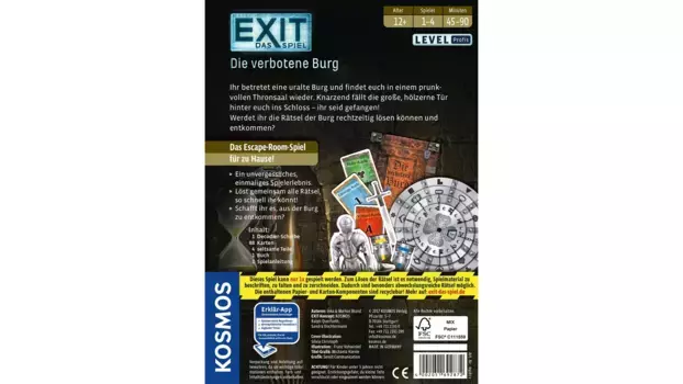 Выход игра запретный замок Kosmos