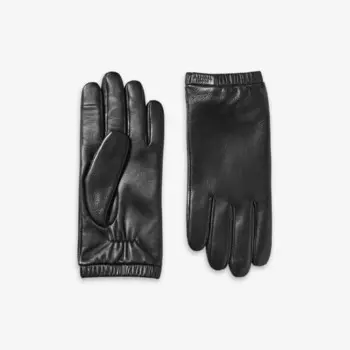 Выходные кожаные перчатки Aspinal Of London, черный