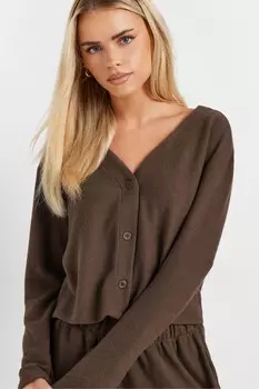 Выкройка и сшивка кардигана Pixiegirl Petite, коричневый