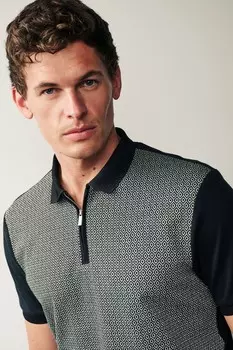 Выкройка рубашки поло Next, черный