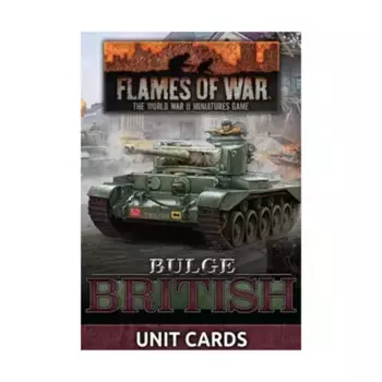 Выпуклость — карты британских отрядов, Flames of War - WWII - Core Rules & Assorted (4th Edition)