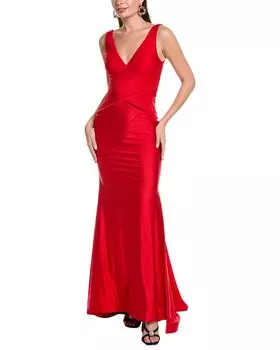 Выпуск Нью-Йорк Плиссированное платье issue New York, красный