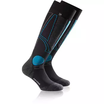 Вырез лыжных носков Rohner, синий