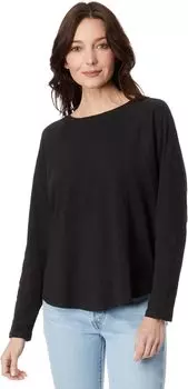 Вырез с длинными рукавами и ластовицей Lilla P, черный