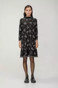Вырезное платье с боковыми карманами Helmidge, черный