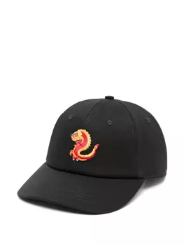 Вышитая бейсболка ALBERTO BRESCI, черный