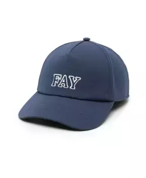 Вышитая бейсболка Fay, синий