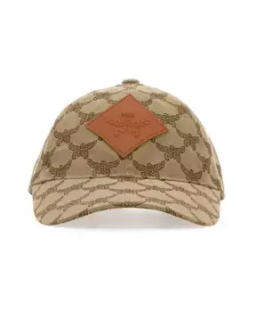 Вышитая бейсболка Mcm, коричневый