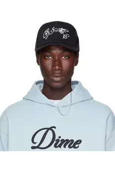 Вышитая бейсболка с изображением истребителя Dime, черный