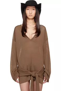 Вышитая бейсболка The Attico, черный