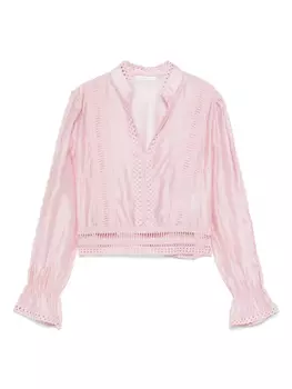 Вышитая блузка Cenere GB, розовый