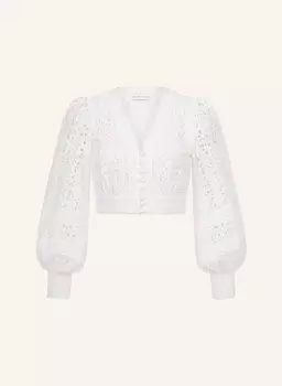 Вышитая блузка Claire Luise, экрю