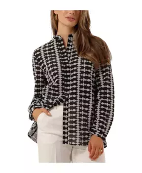 Вышитая блузка Modstrm, черный