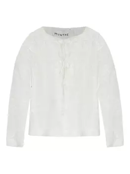 Вышитая блузка со шнуровкой MUNTHE