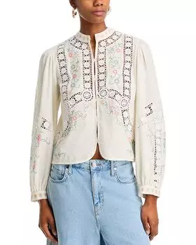 Вышитая блузка Vesna Sea, белый