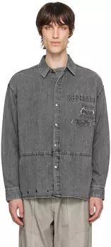 Вышитая джинсовая рубашка Izzue