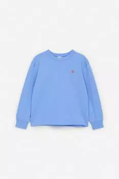 Вышитая футболка Arket, голубой