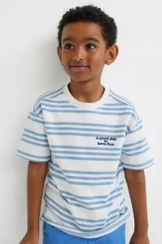 Вышитая футболка H&M