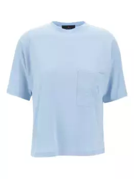 Вышитая футболка Peuterey, синий